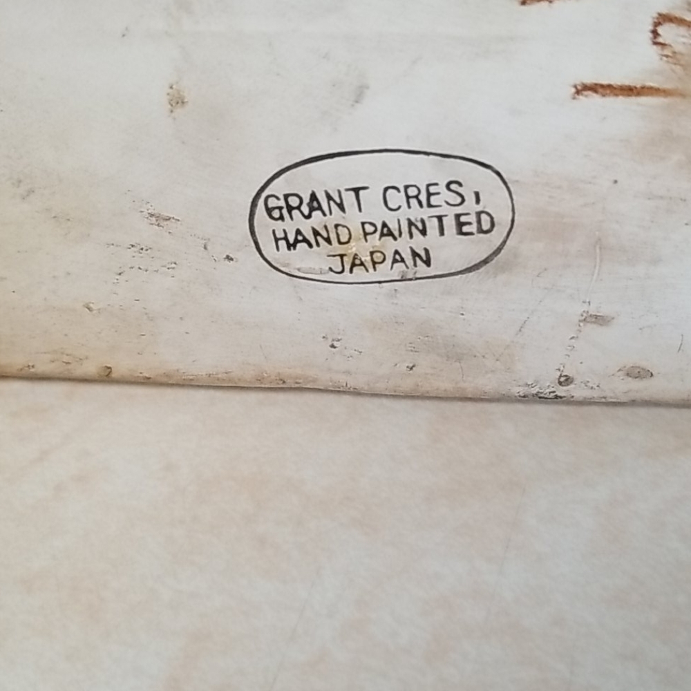 Vintage Grant Crest Jspan Girl Wall Hanger Planter - Picture 8 of 10
